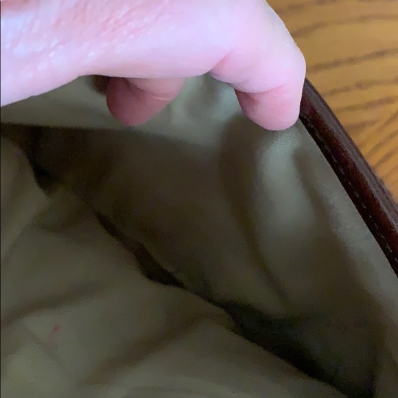 Leather and textile purse - Picture 5 of 5